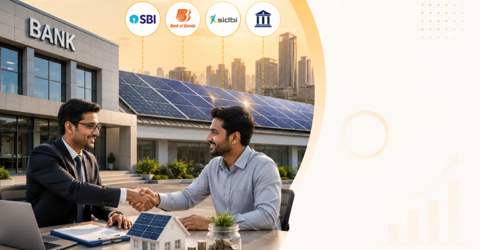 Banks Are Funding Solar Now: SBI, BoB, SIDBI And It's Easier Than You Think - Solar energy article by Enersol