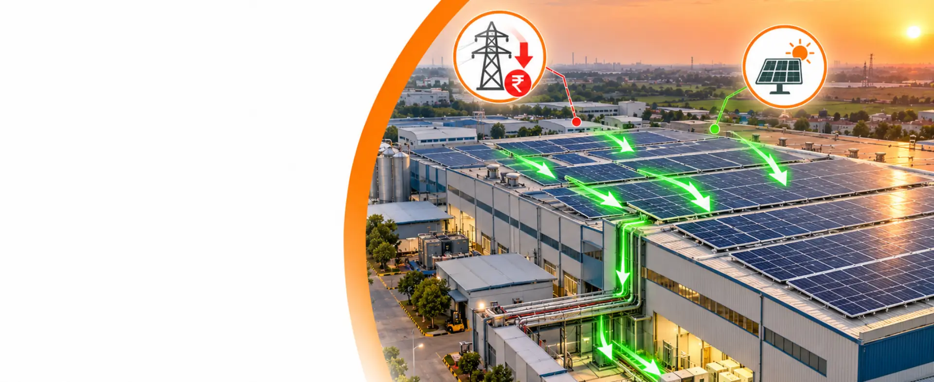 Captive Solar for Industries: How to Cut Dependence on Costly Grid Power - Read full article about solar energy Captive Solar for Industries: How to Cut Dependence on Costly Grid Power - Solar energy article by Enersol