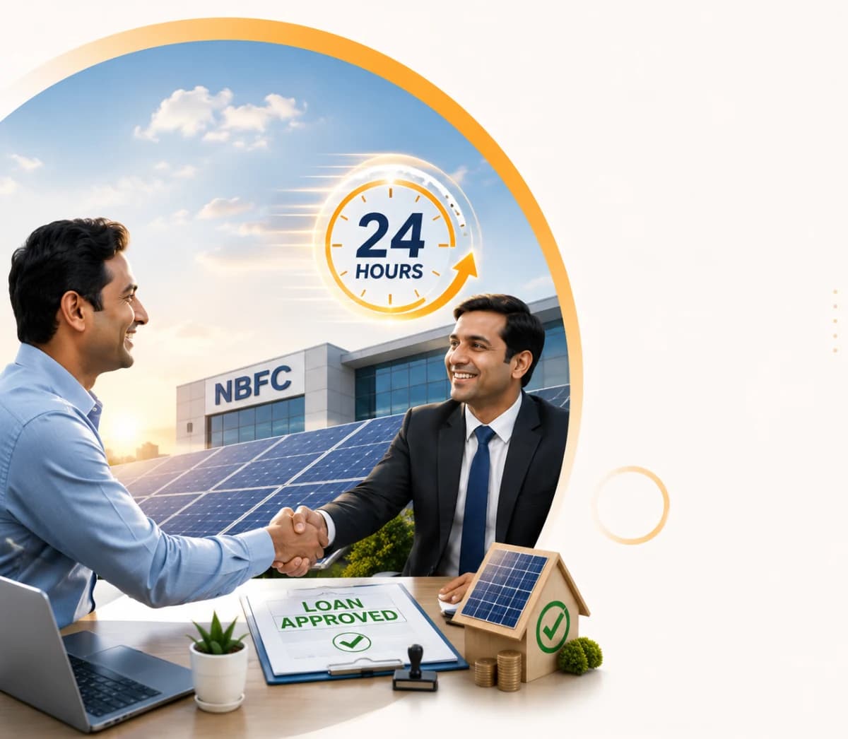 What Happens When an NBFC Says Yes to Your Solar Loan in 24 Hours? - Read full article about solar energy What Happens When an NBFC Says Yes to Your Solar Loan in 24 Hours? - Solar energy article by Enersol