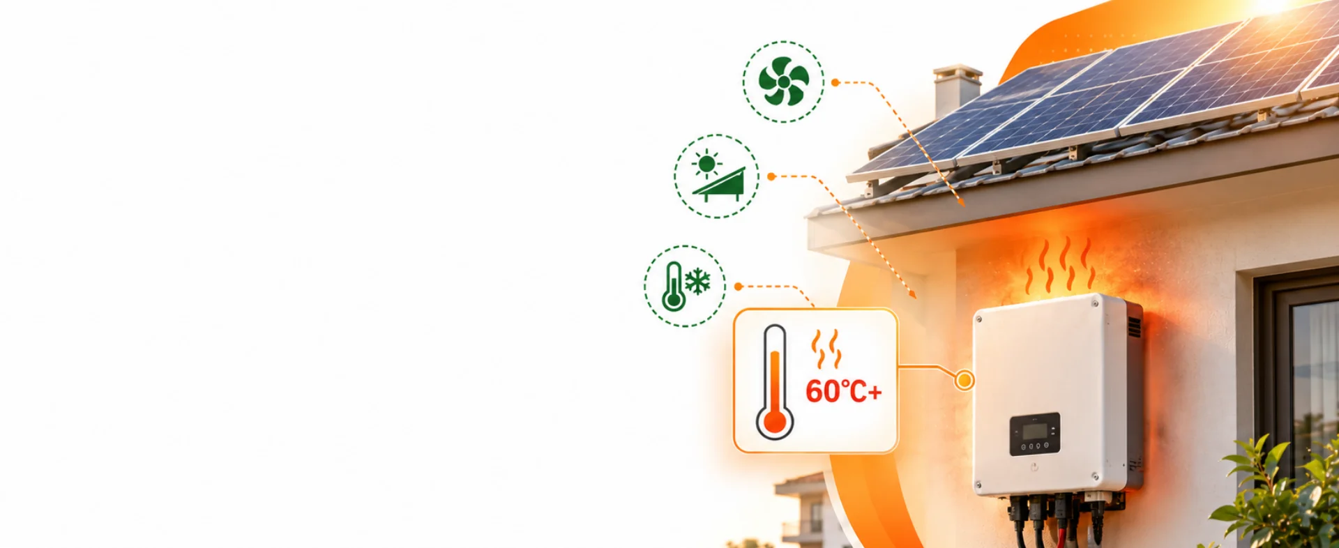 How Poor Inverter Placement Affects Solar Panel Performance and Overheating - Read full article about solar energy How Poor Inverter Placement Affects Solar Panel Performance and Overheating - Solar energy article by Enersol