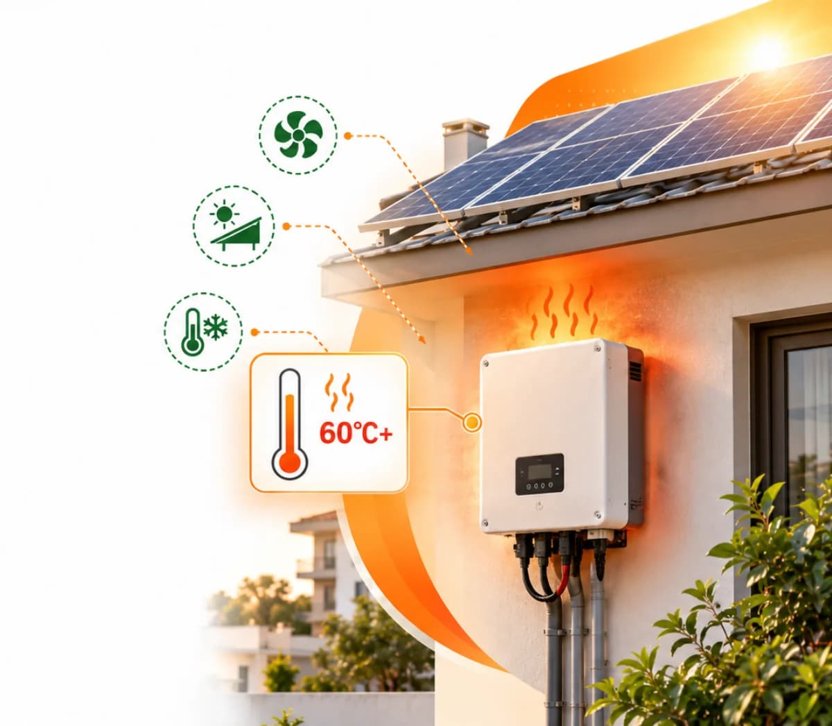 How Poor Inverter Placement Affects Solar Panel Performance and Overheating - Read full article about solar energy How Poor Inverter Placement Affects Solar Panel Performance and Overheating - Solar energy article by Enersol
