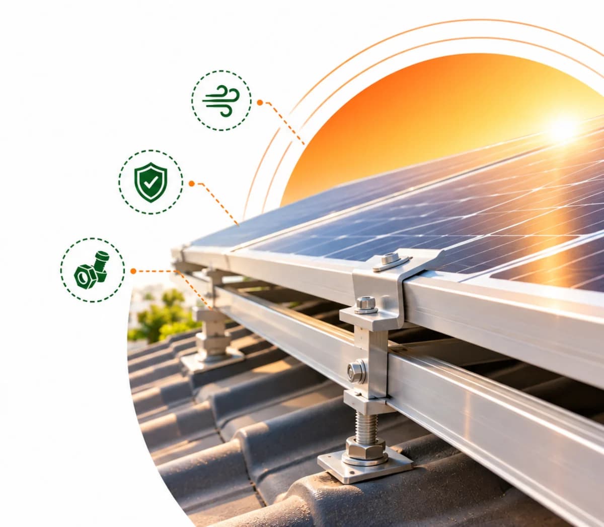 Why Strong Mounting and Roof Anchoring Are Essential for Home Solar Panels - Read full article about solar energy Why Strong Mounting and Roof Anchoring Are Essential for Home Solar Panels - Solar energy article by Enersol