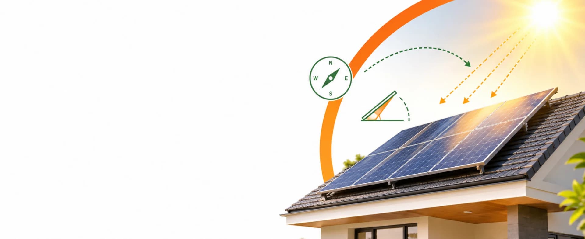 Why Panel Angle and Direction Matter for Maximum Sunlight in Home Solar Installation - Read full article about solar energy Why Panel Angle and Direction Matter for Maximum Sunlight in Home Solar Installation - Solar energy article by Enersol