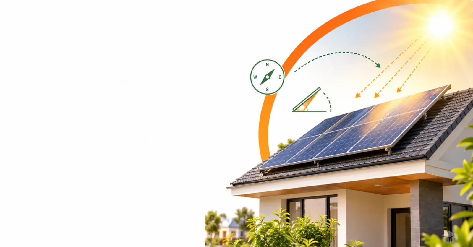 Why Panel Angle and Direction Matter for Maximum Sunlight in Home Solar Installation - Read full article about solar energy Why Panel Angle and Direction Matter for Maximum Sunlight in Home Solar Installation - Solar energy article by Enersol