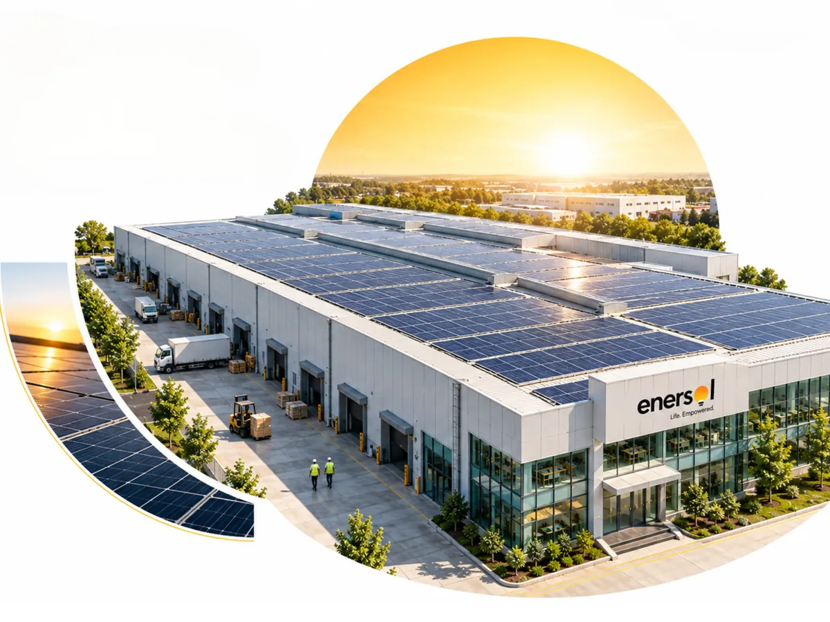Industrial campus running on a captive solar plant, a captive industrial solar solutions provider in India
