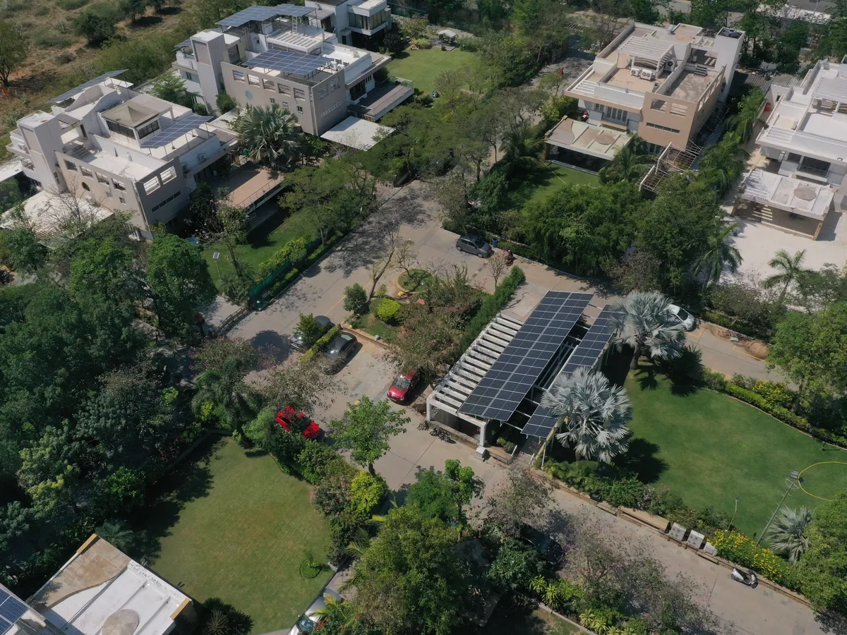 Enersol solar installation — Residential Solar · Gujarat