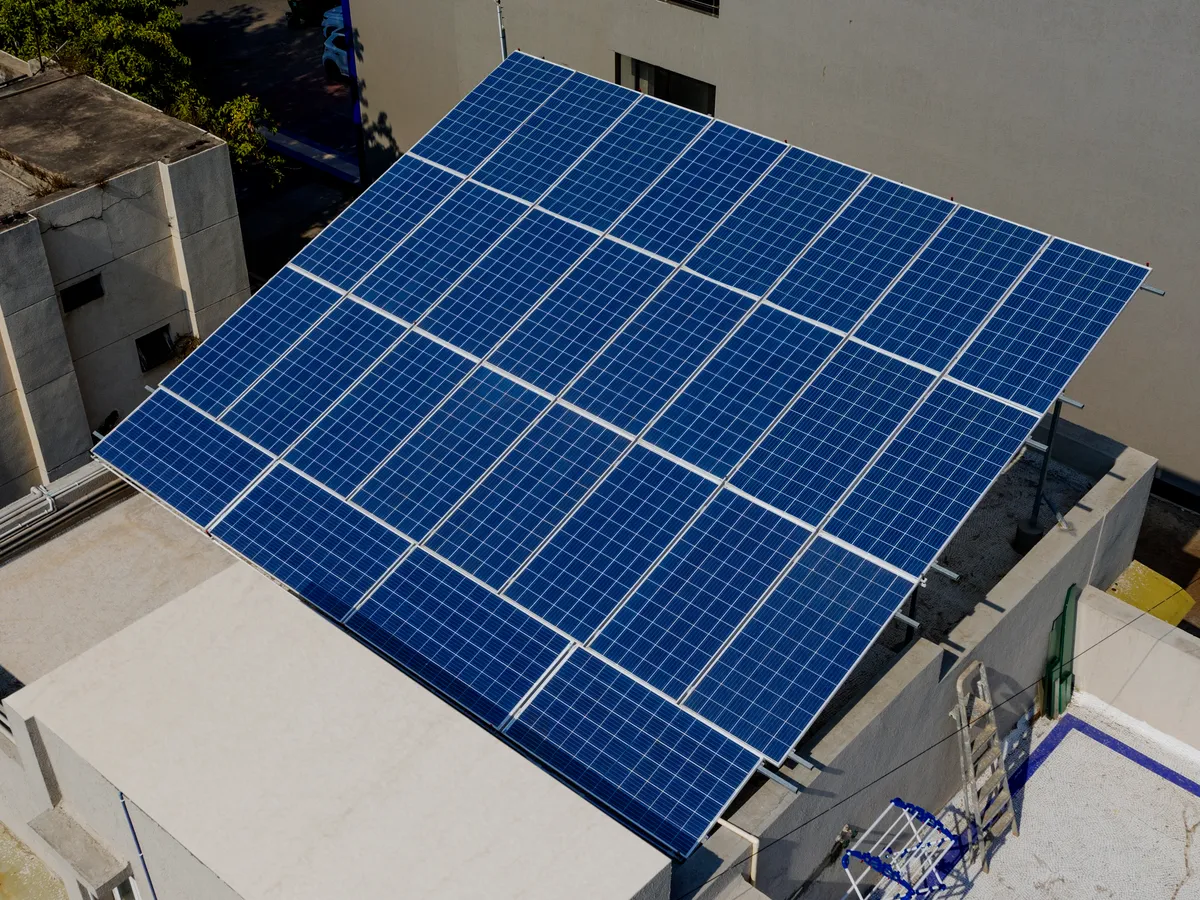 Cement Plant Solar solar installation by Enersol in Rajasthan