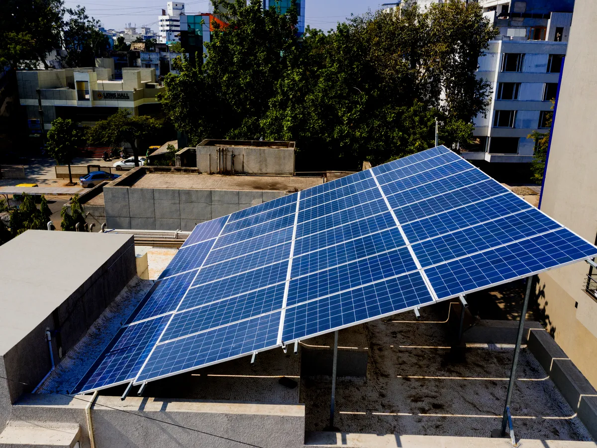 Enersol solar installation — Rooftop Solar · Ahmedabad