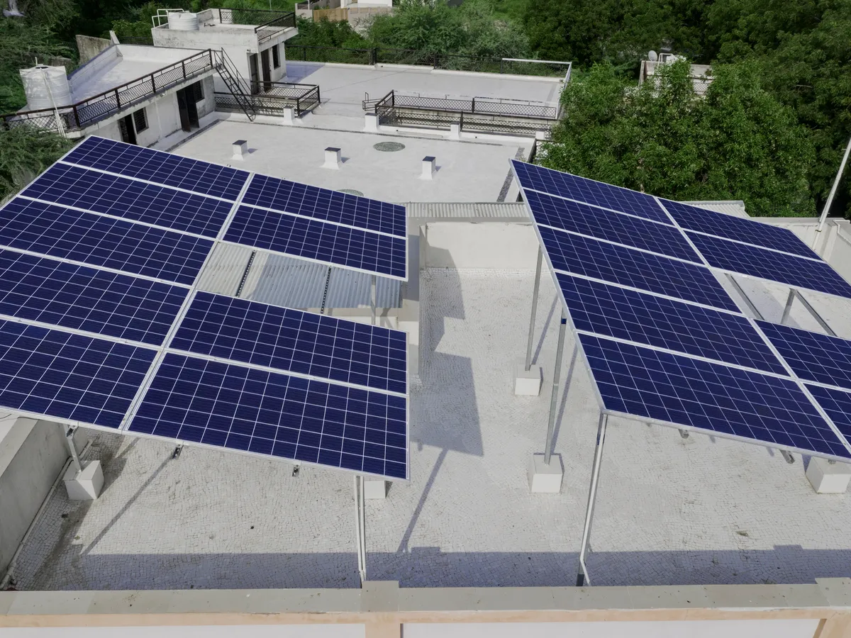 Enersol solar installation — Rooftop Solar · Gujarat