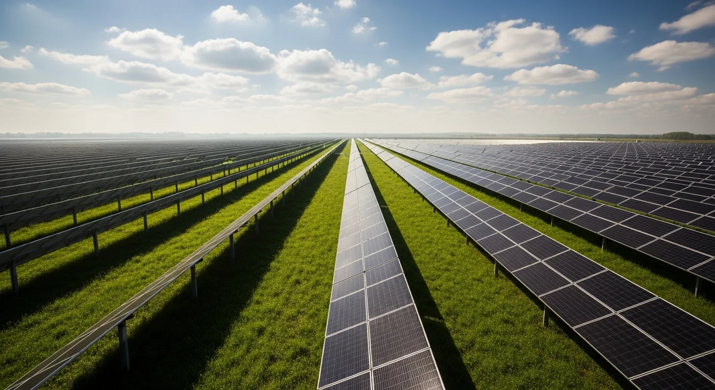 Utility Scale Solar Park solar installation by Enersol in Rajasthan