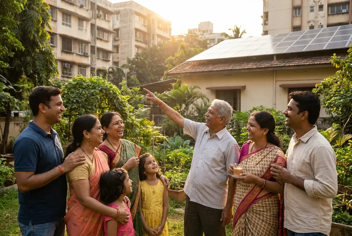 Happy solar customers in Vadodara